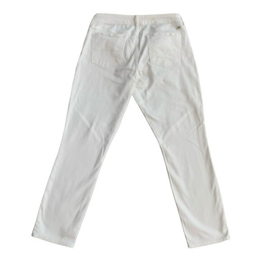 Lucky Brand Lolita White Cotton Denim Straight Fit Capri Jeans Womens Sz 8/29 VG - Picture 8 of 10